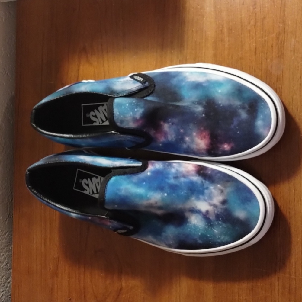 Vans Classic Slip-On Galaxy Black/True White WMNS